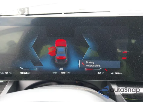 2024 BMW I5 M60 z USA, uszkodzony, nr VIN WBY43FK09RCR89225